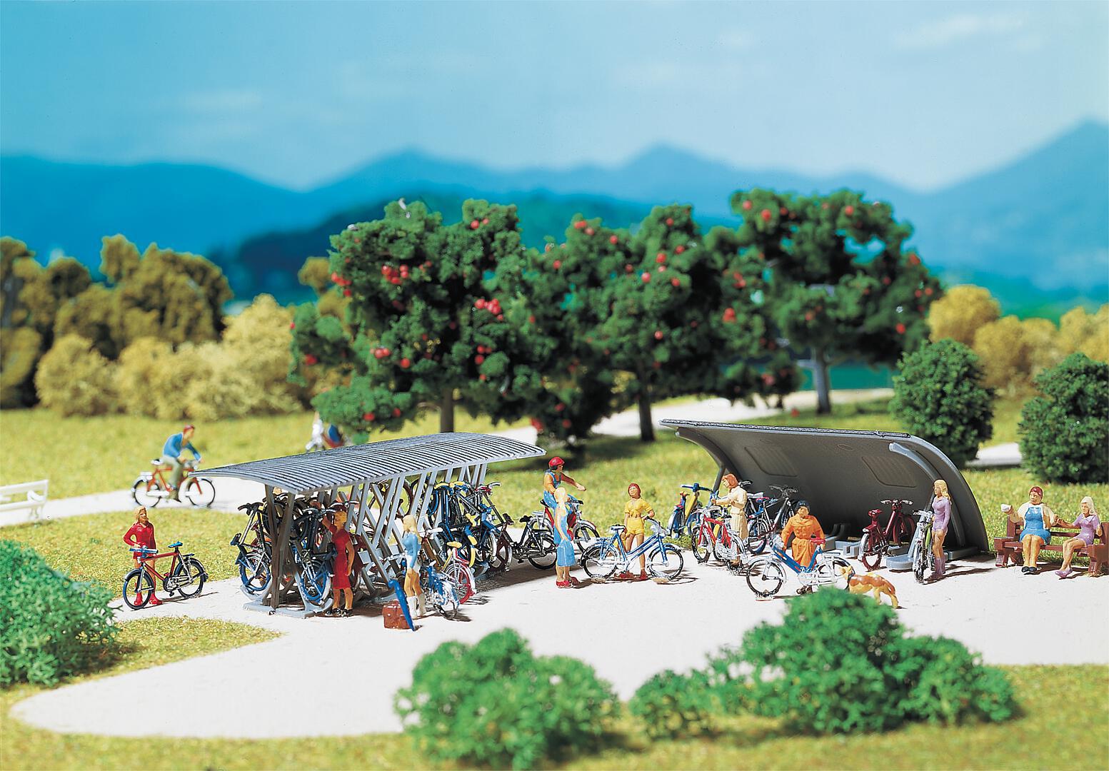 Fietsenrekken Met Fietsen 2 Stuks