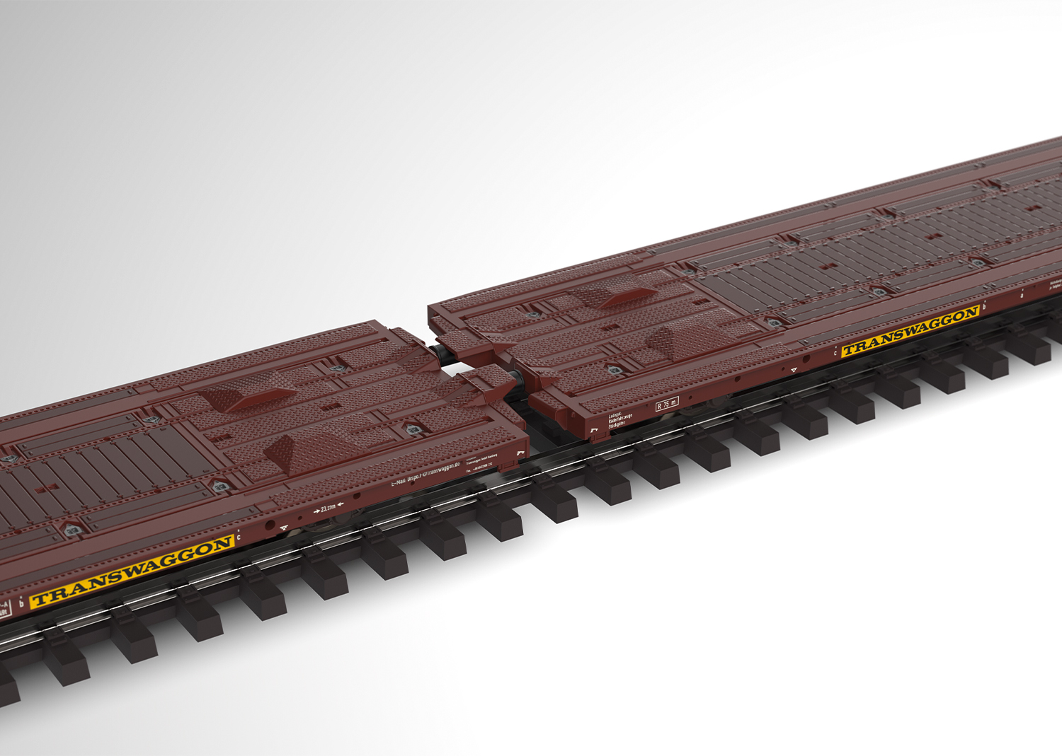 Flachwagen-Set DB AG