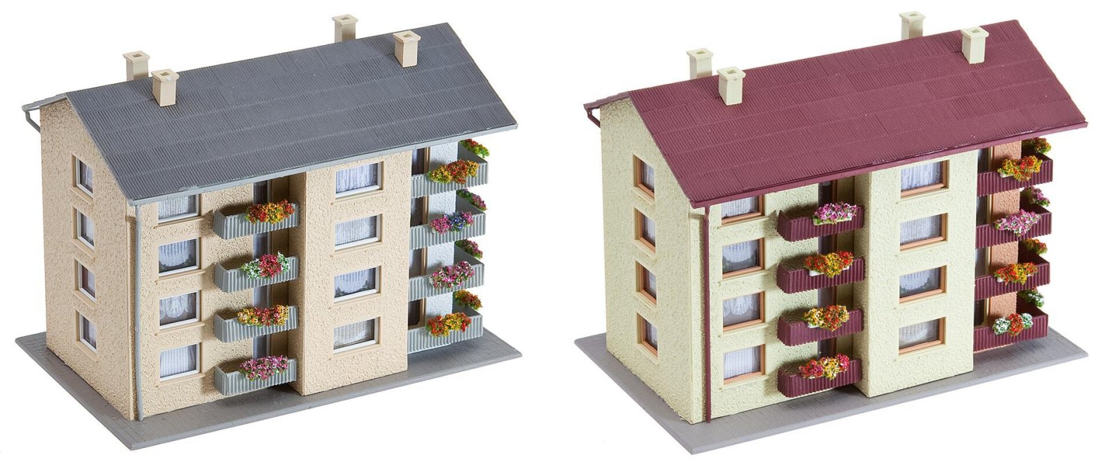 Flatgebouwen 2 Stuks