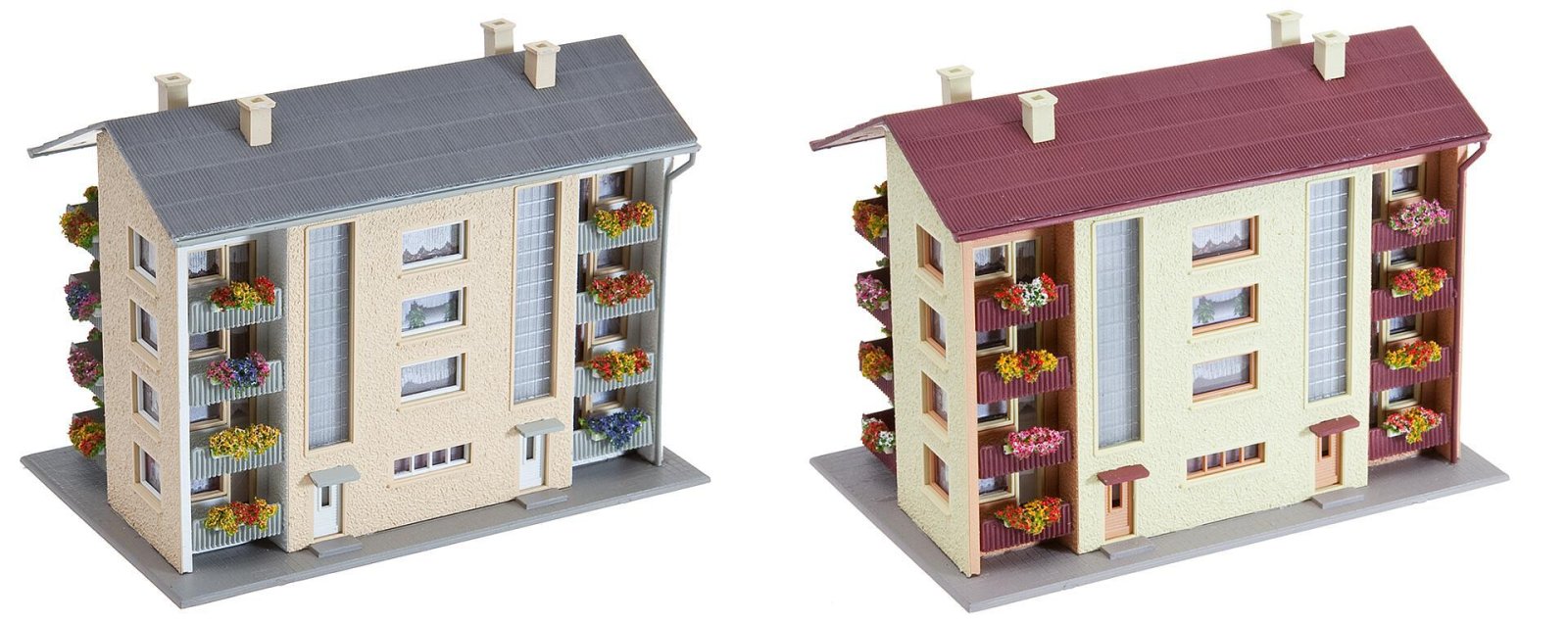 Flatgebouwen 2 Stuks
