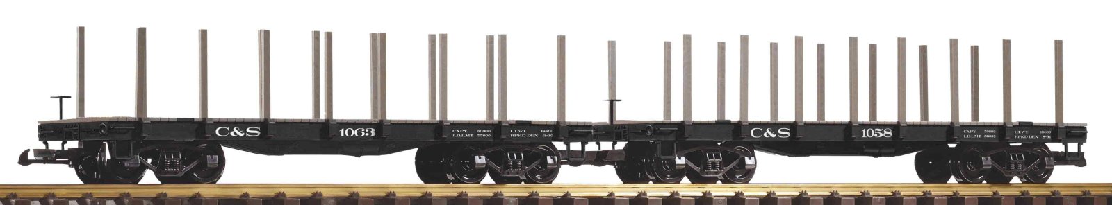 G-2er Set G-Flachwg. C&S mit Rungen