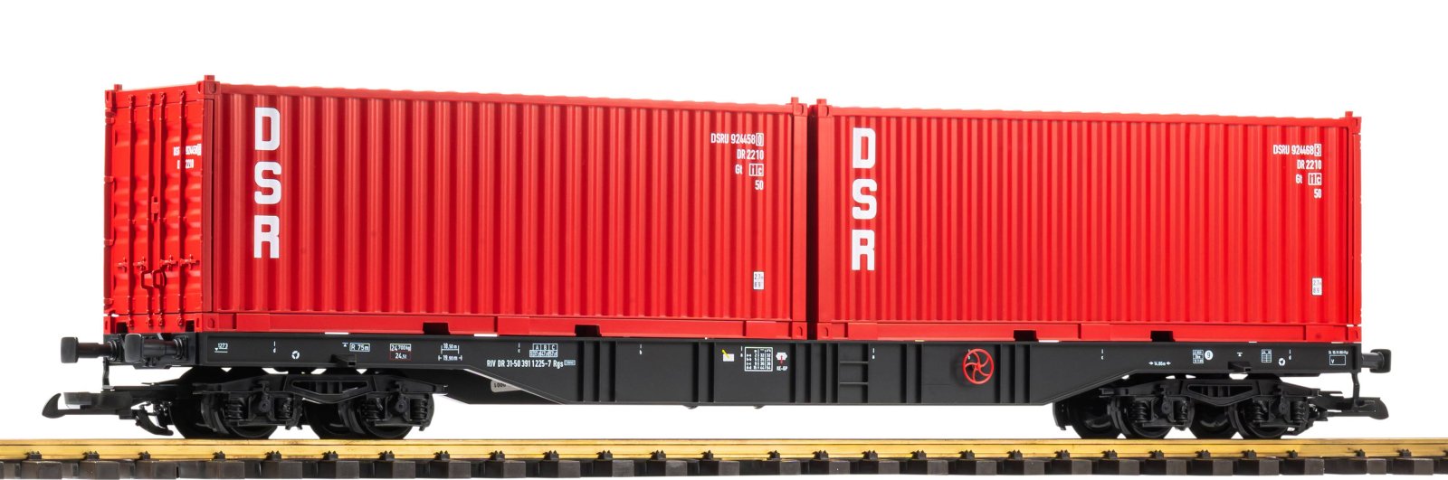 G-Containertragwg. 2 Container DSR DR IV