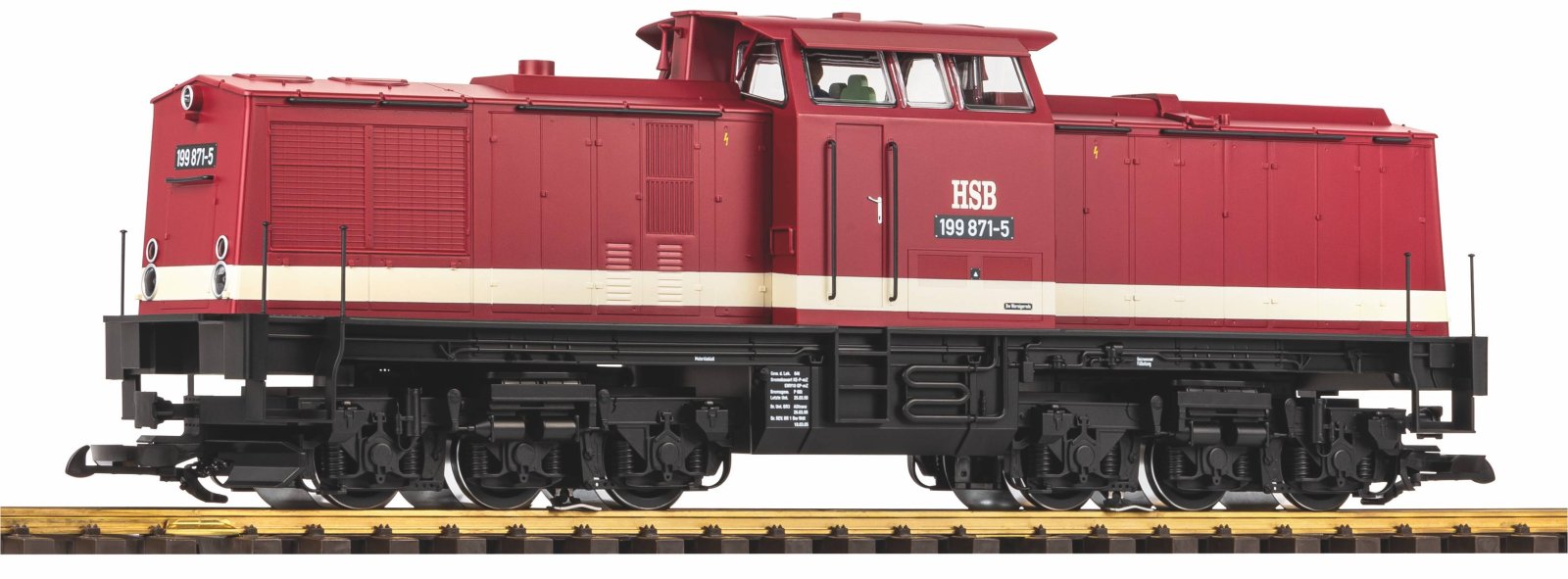 G-Diesellok BR 199 HSB V (Harzkamel)