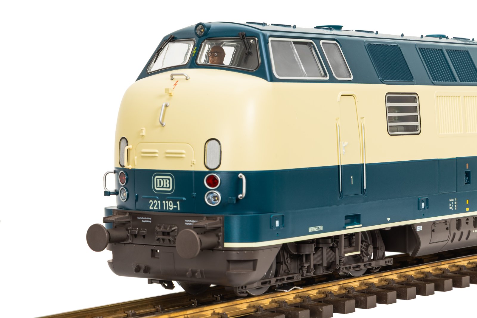 G-Diesellok BR 221 blau beige DB IV