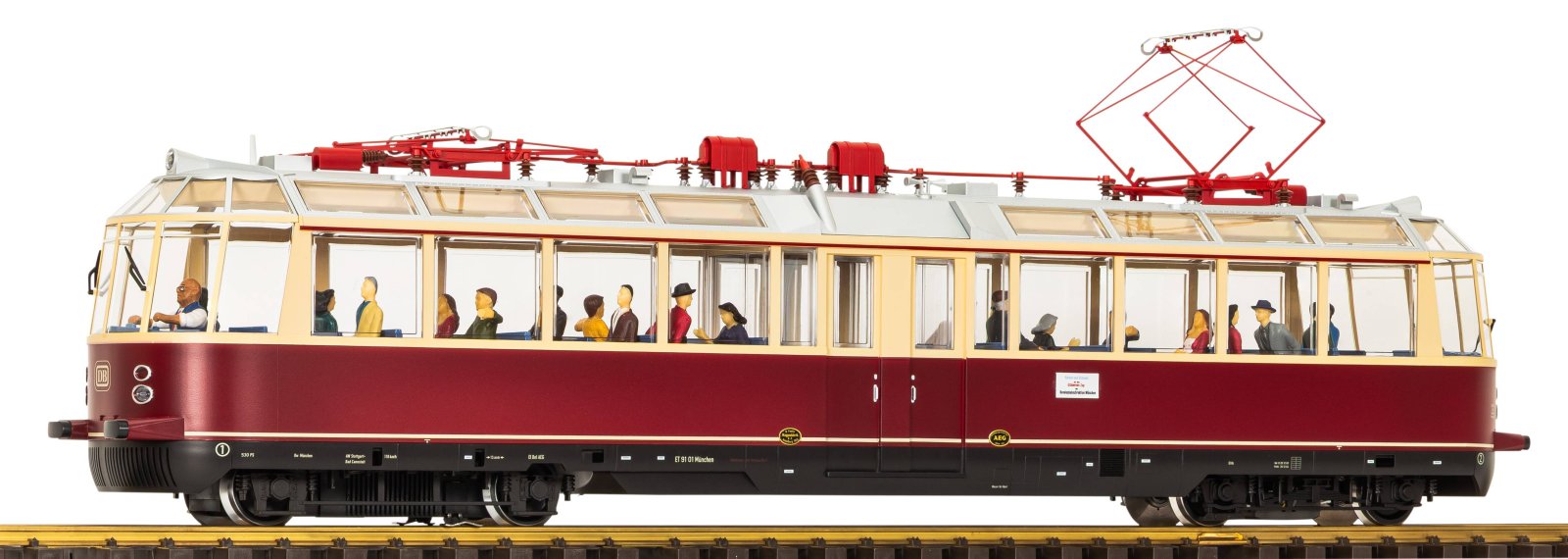 G-Elektrotriebzug/Sound ET91 Gläserner Zug rot DB III