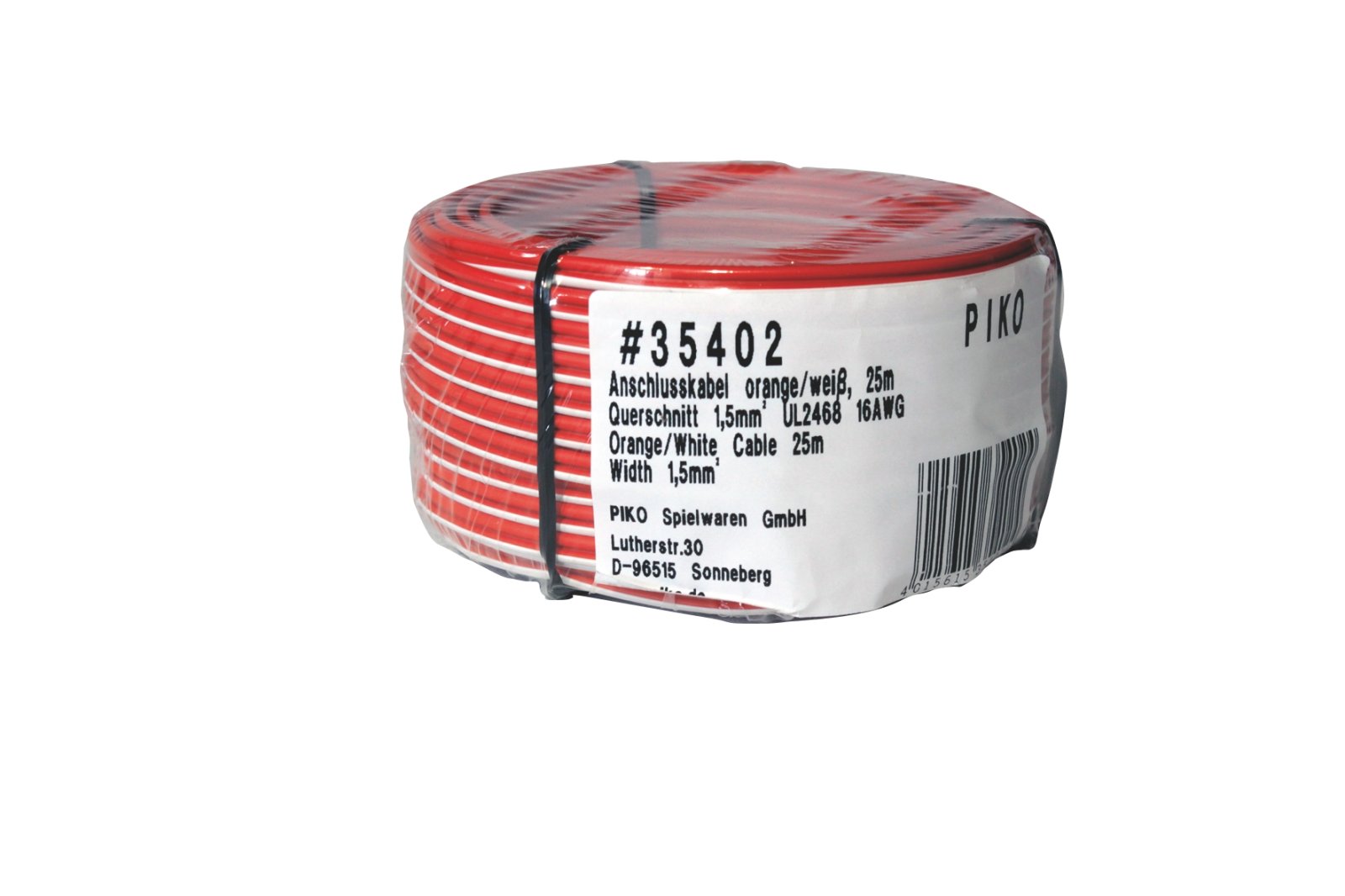 G-Kabel orange/weiß (25m)