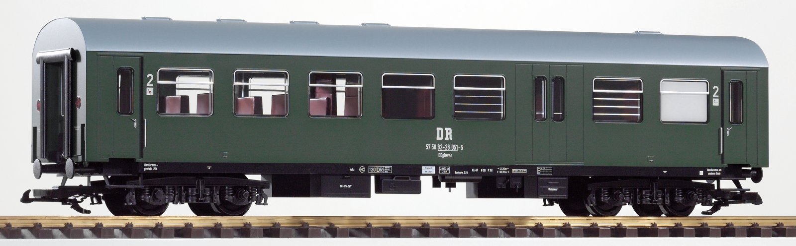 G-Rekowg. 2.Kl. m. Gepäckabteil DR IV
