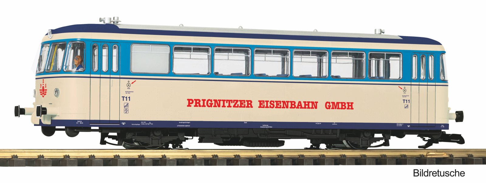 G-Schienenbus VT 98 weiß PEG V