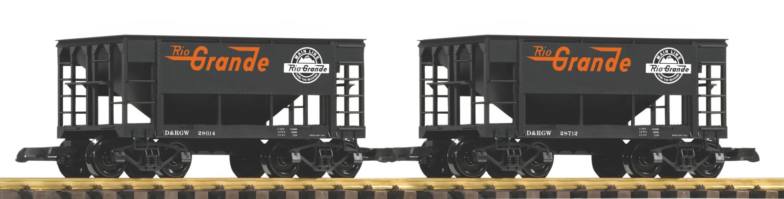 G-Schüttgutwg. D&RGW 2er Set
