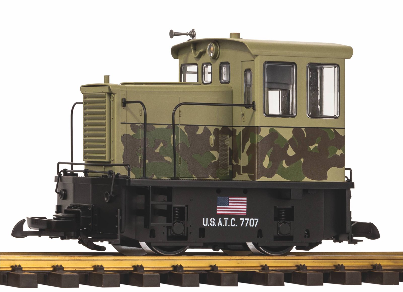 G-US Diesellok GE 25-Ton US Army R/C für Batteriebetrieb w/Sound