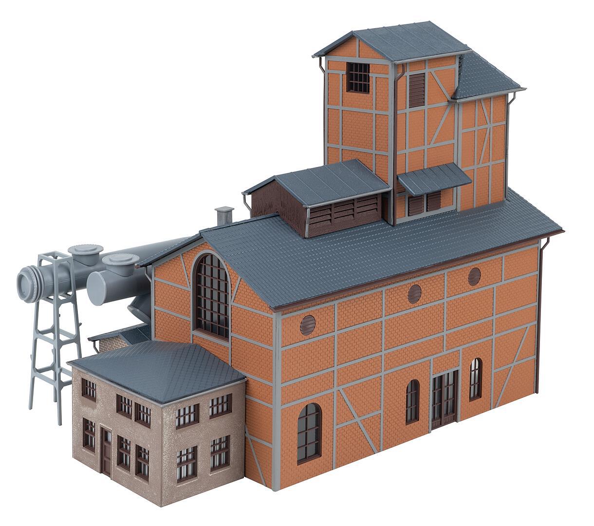 Gebläsehalle Mit Rohrleitungen
