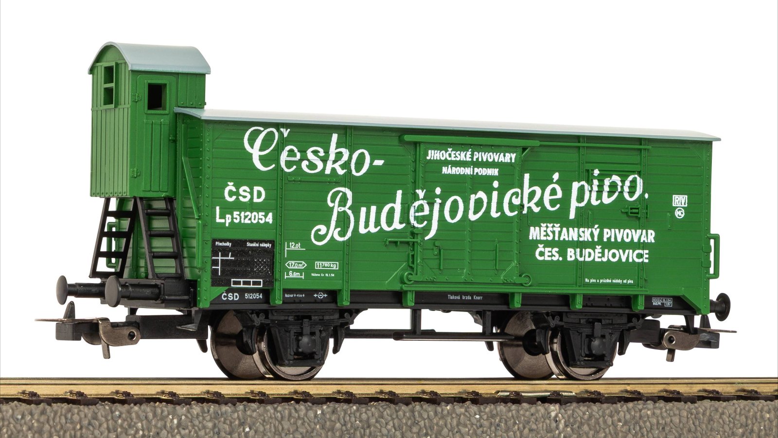 Ged. Güterwagen G02 Bier CSD III m. Bhs.