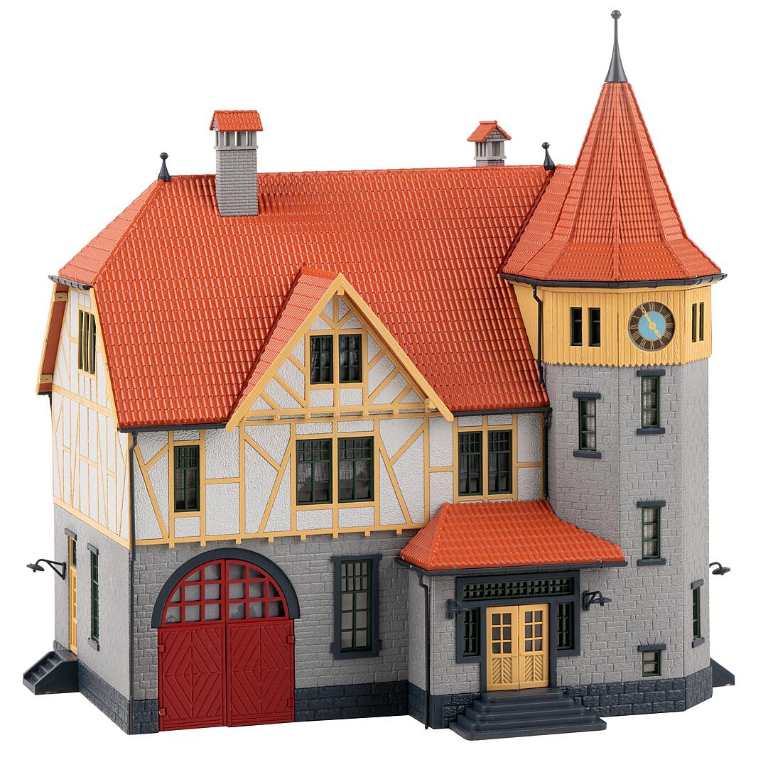 Gemeentehuis Met Brandweergarage