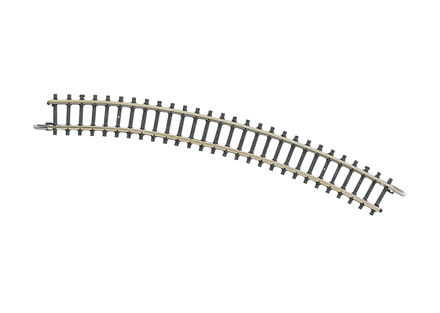 Gleis geb. r195 mm, 30 Gr.