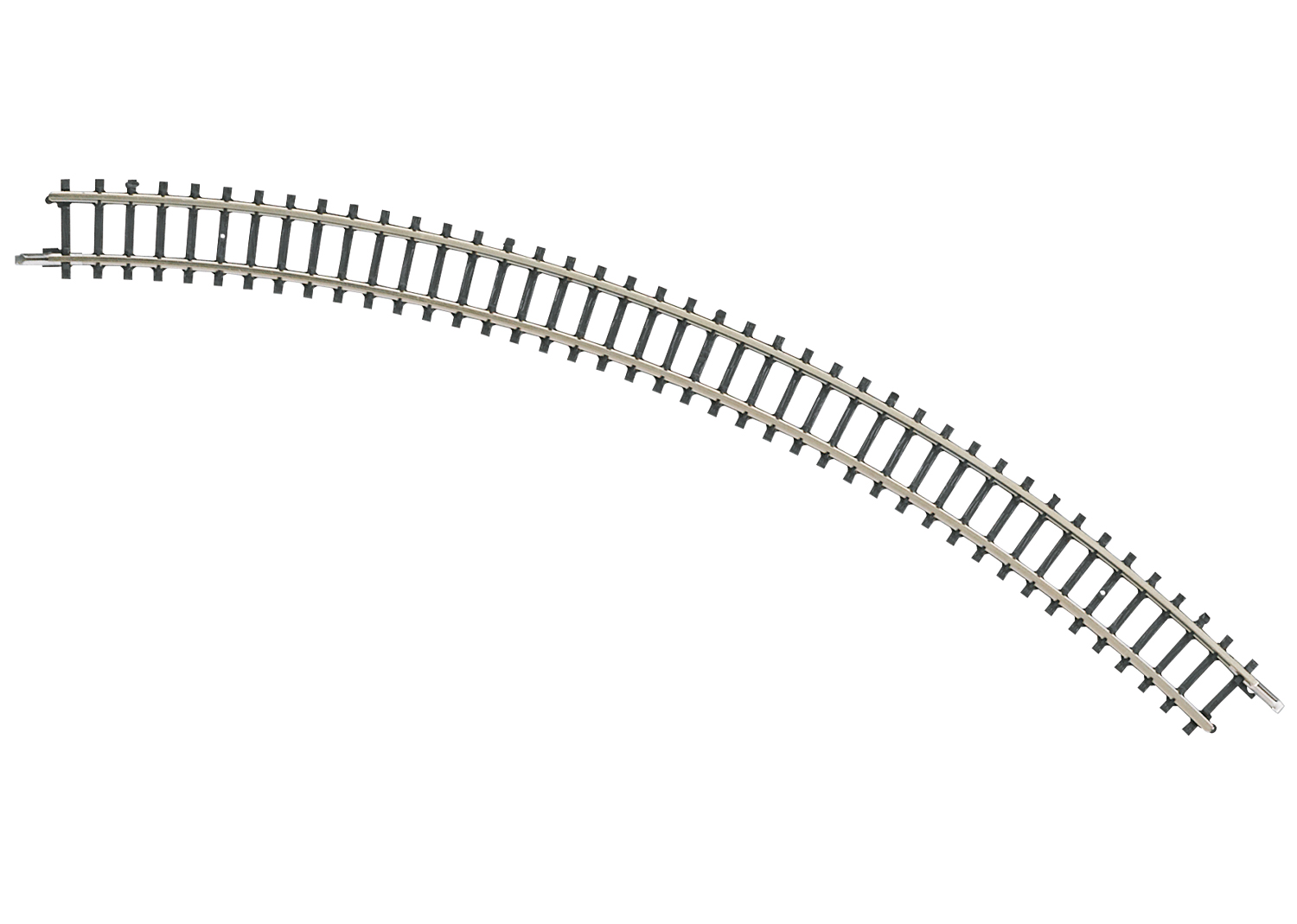 Gleis geb. r195 mm, 45 Gr.