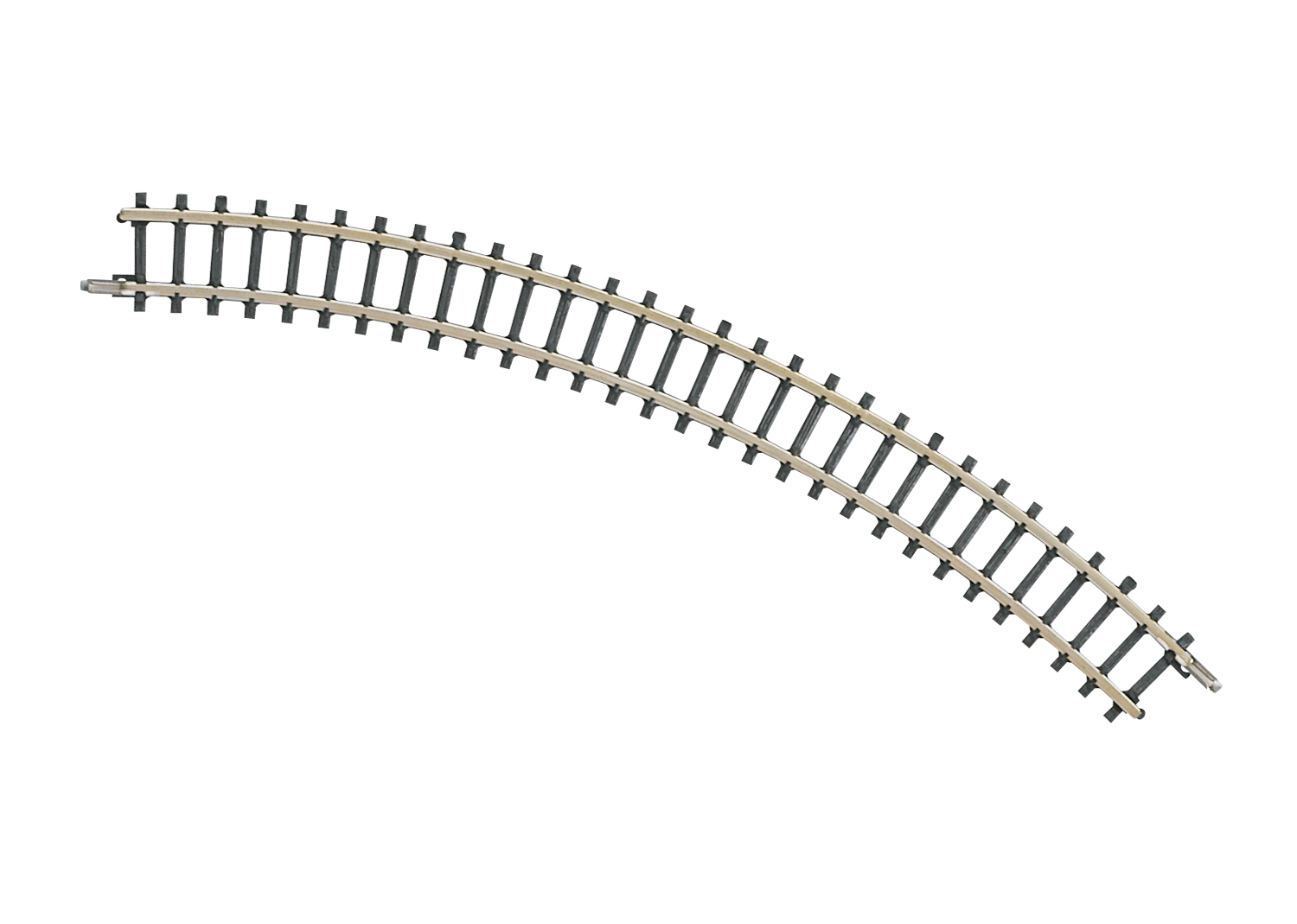 Gleis geb. r195 mm, 45 Gr.