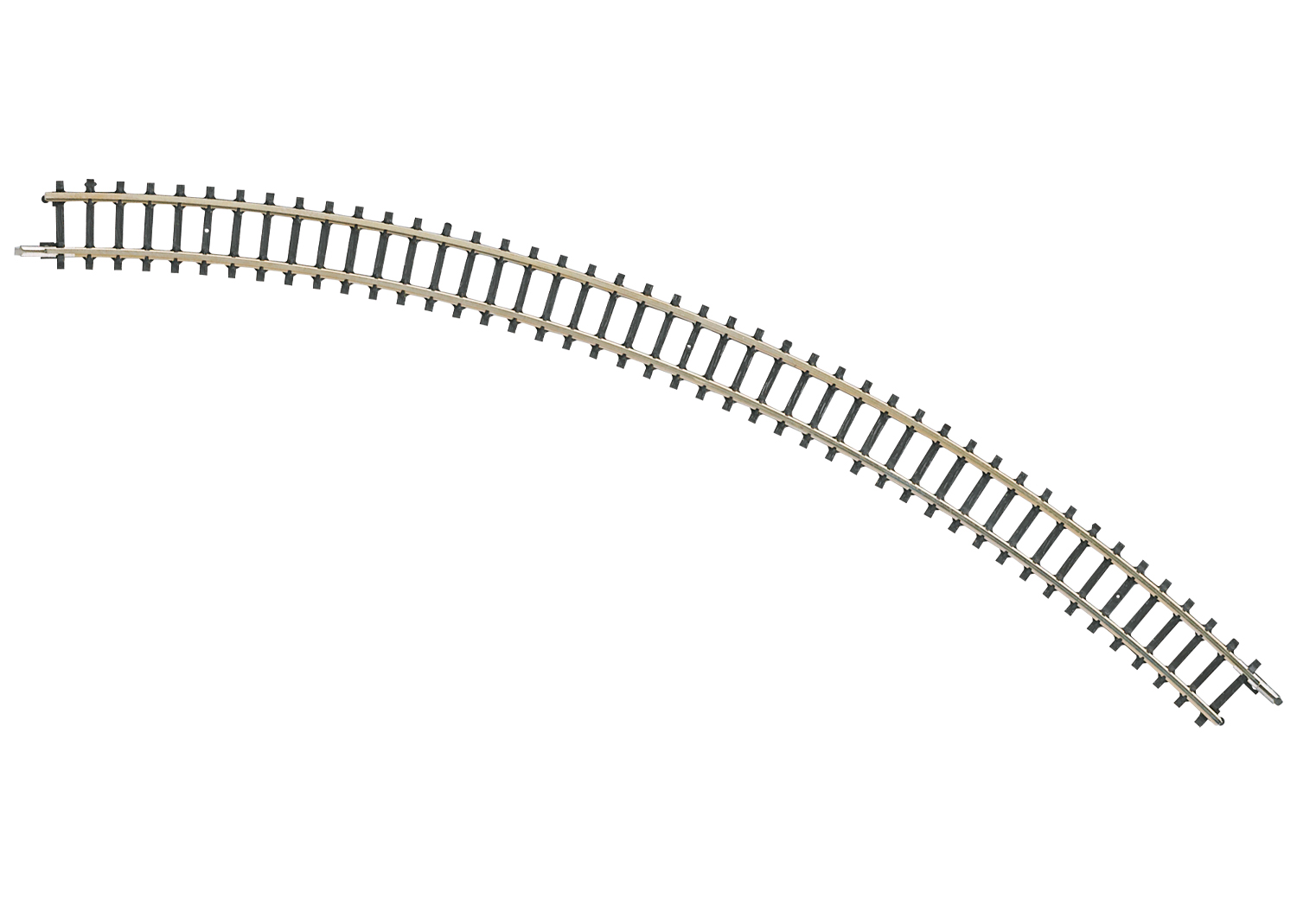 Gleis geb. r220 mm, 45 Gr.