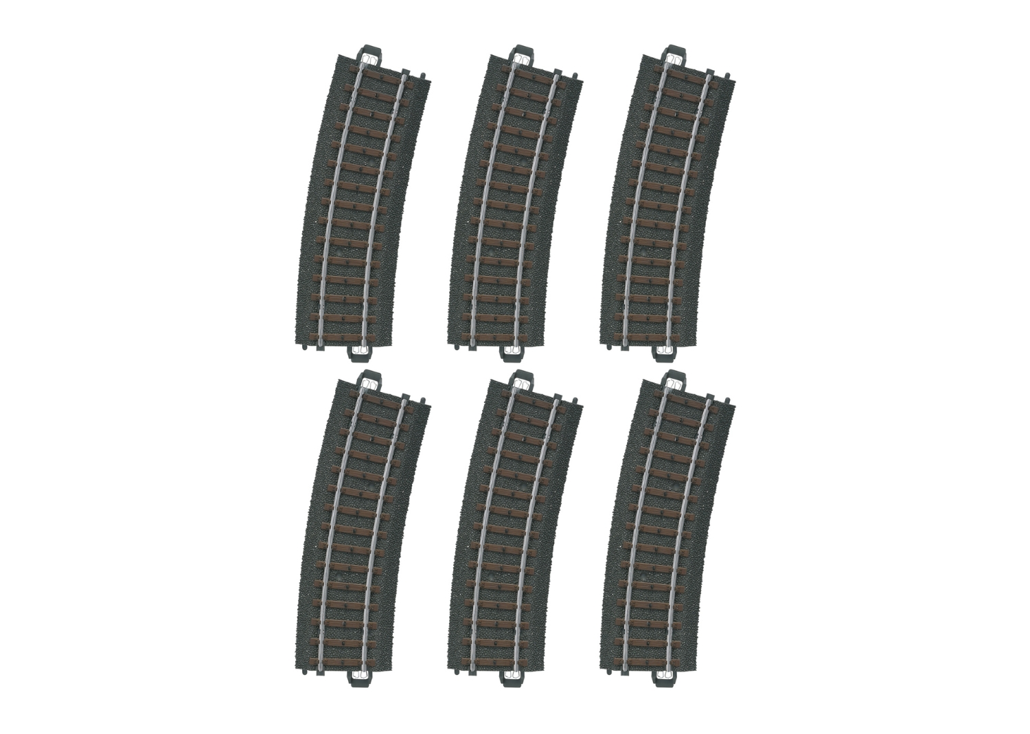 Gleis geb. r437,5 mm,15 Gr.