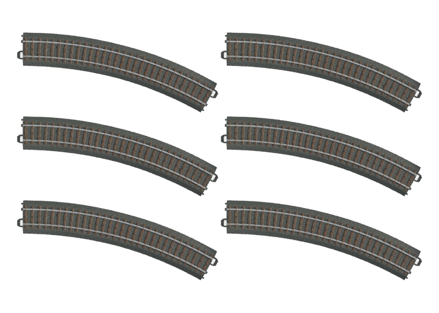 Gleis geb. r515 mm,30 Gr.