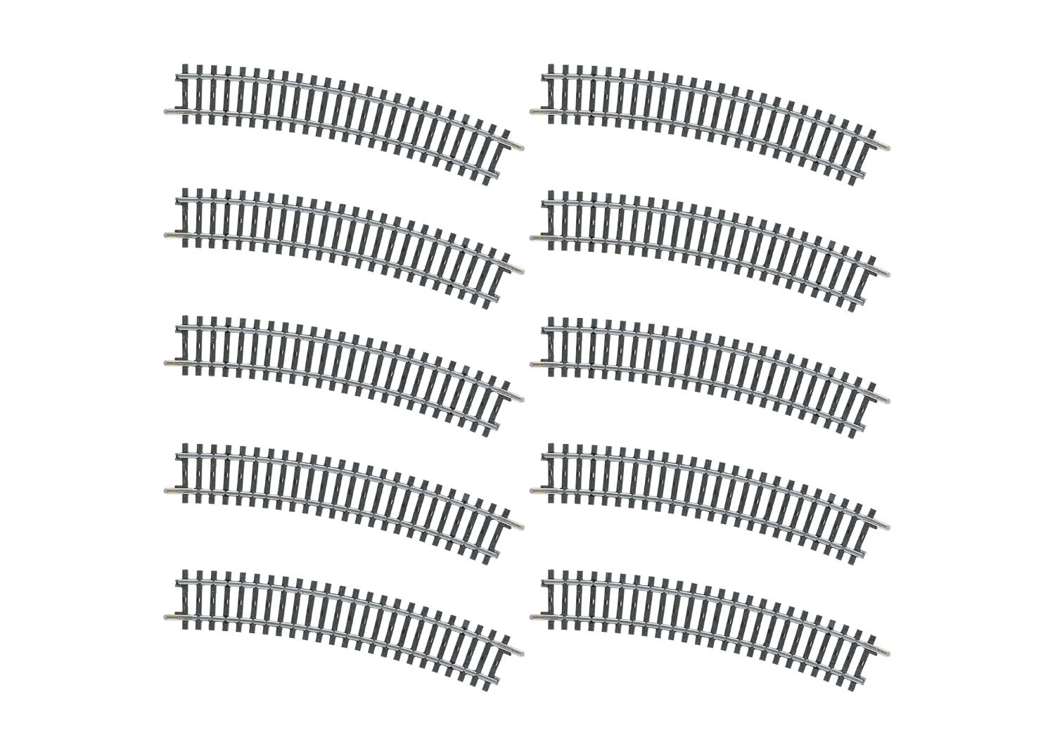Gleis geb.r424,6 mm,22 Gr.30'