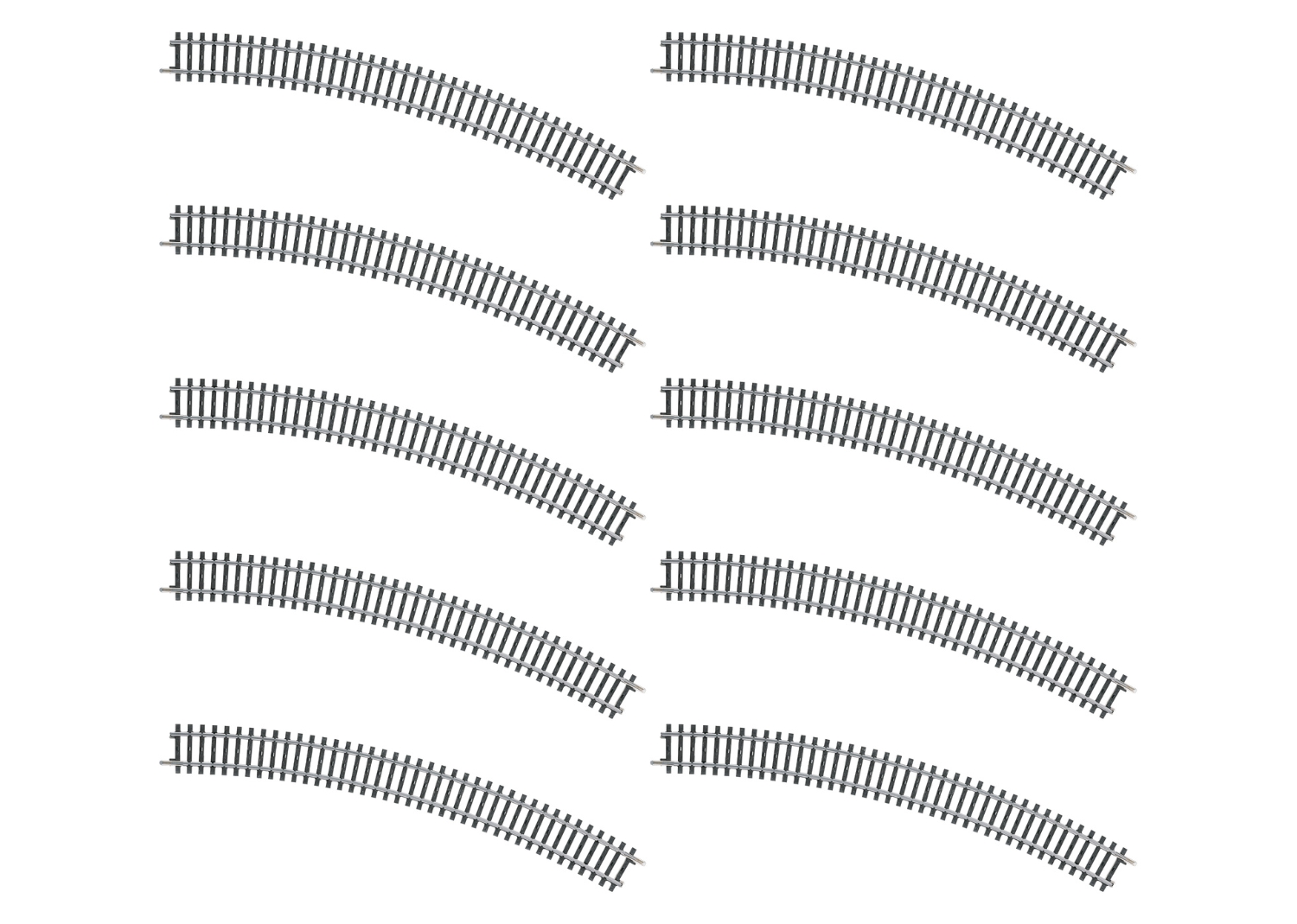 Gleis geb.r553,9 mm,30 Gr.