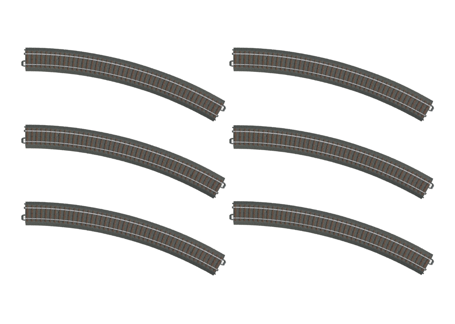 Gleis geb.r643,6 mm,30 Gr.