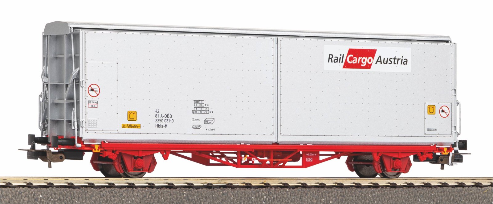 Großraumschiebewandwg. Hbis-tt Rail-Cargo Austria V