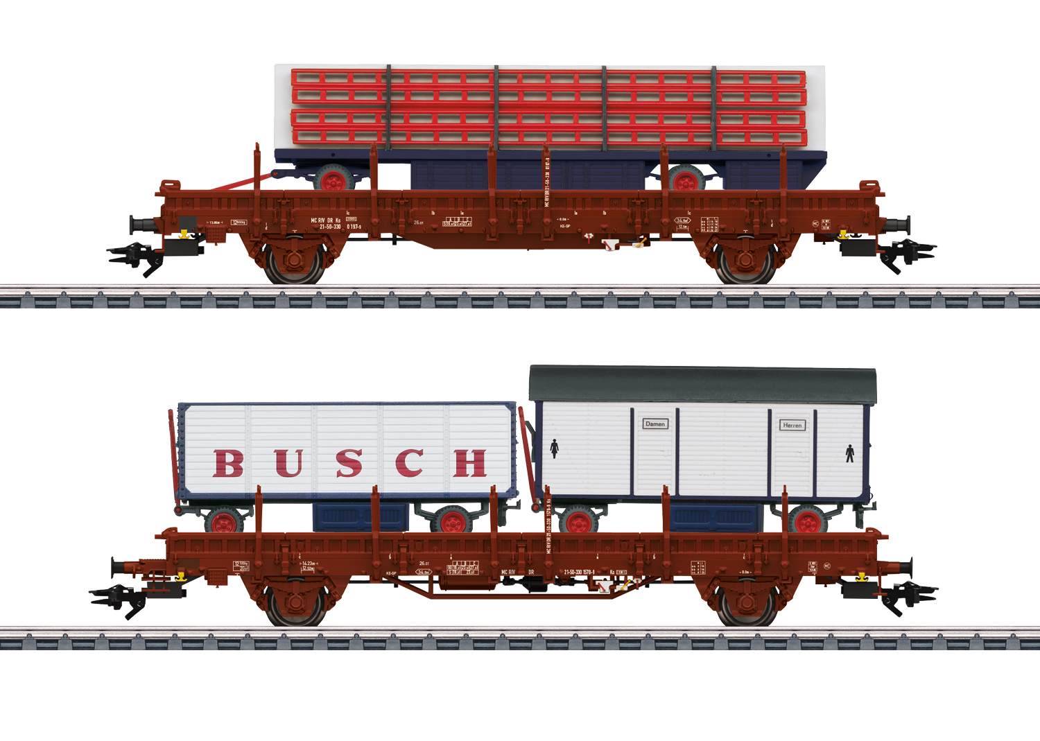 Güterw.-Set Zirkus Busch DR