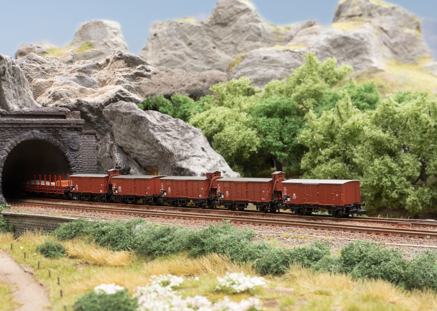 Güterwagen-Set G 10 DB