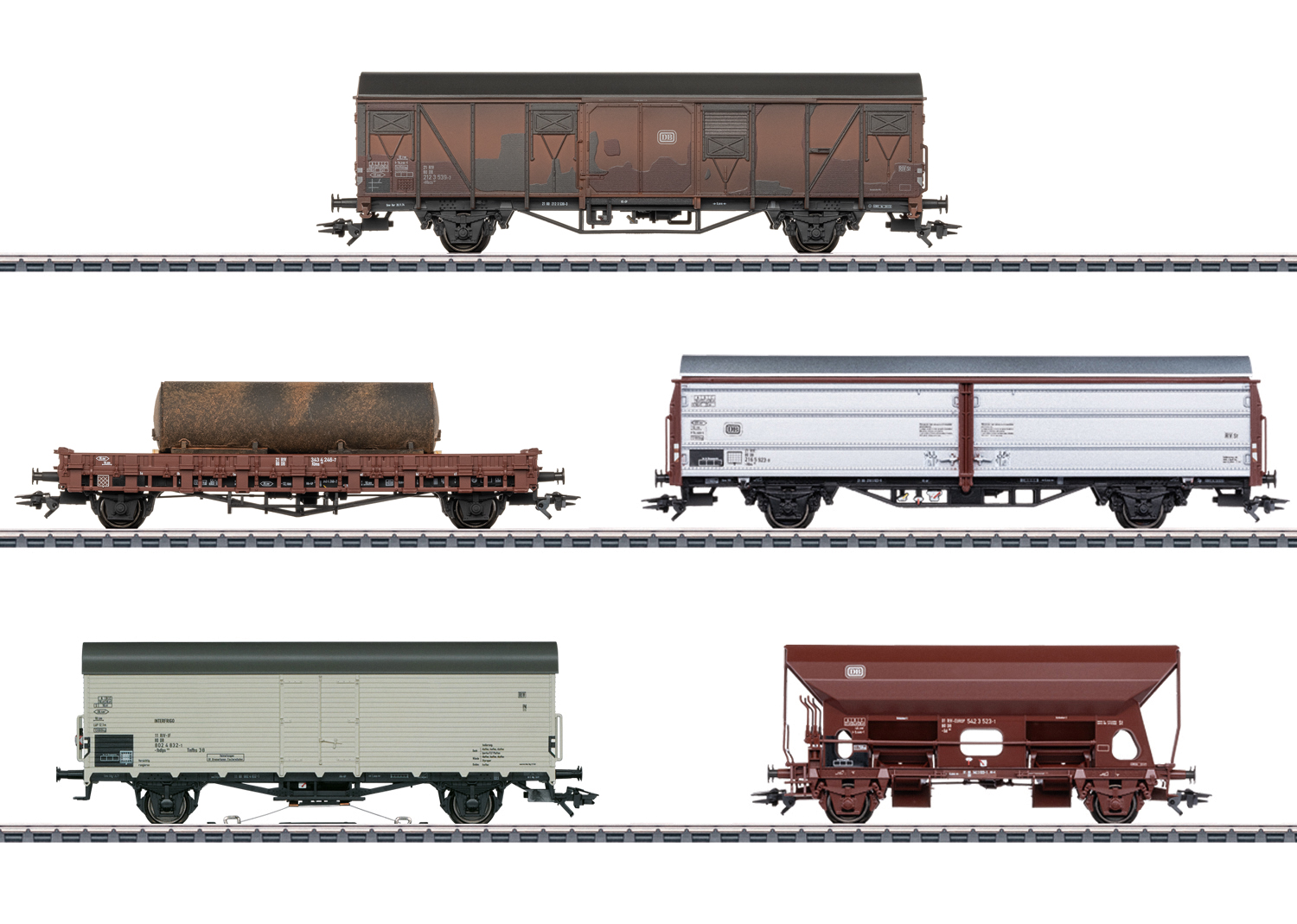 Güterwagen-Set zu BR193 DB