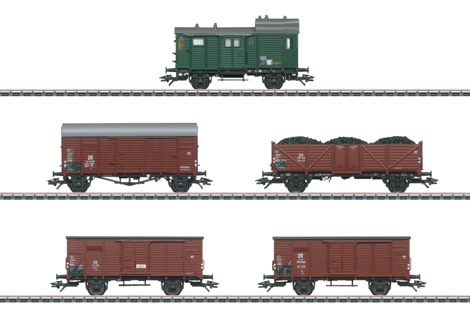 Güterwagen-Set zu E71.1 DB
