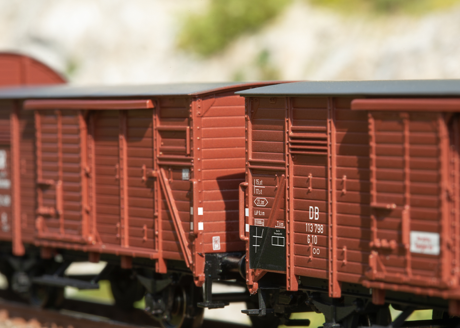 Güterwagen-Set zu E71.1 DB
