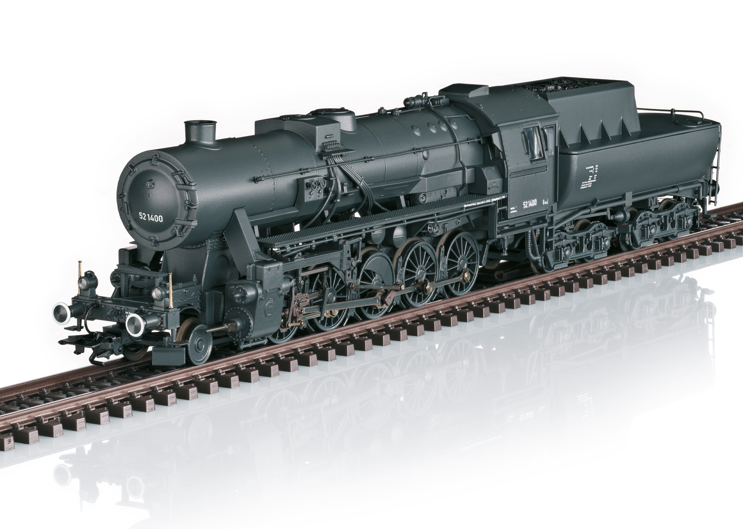 Güterzug-Dampflok BR 52 DR