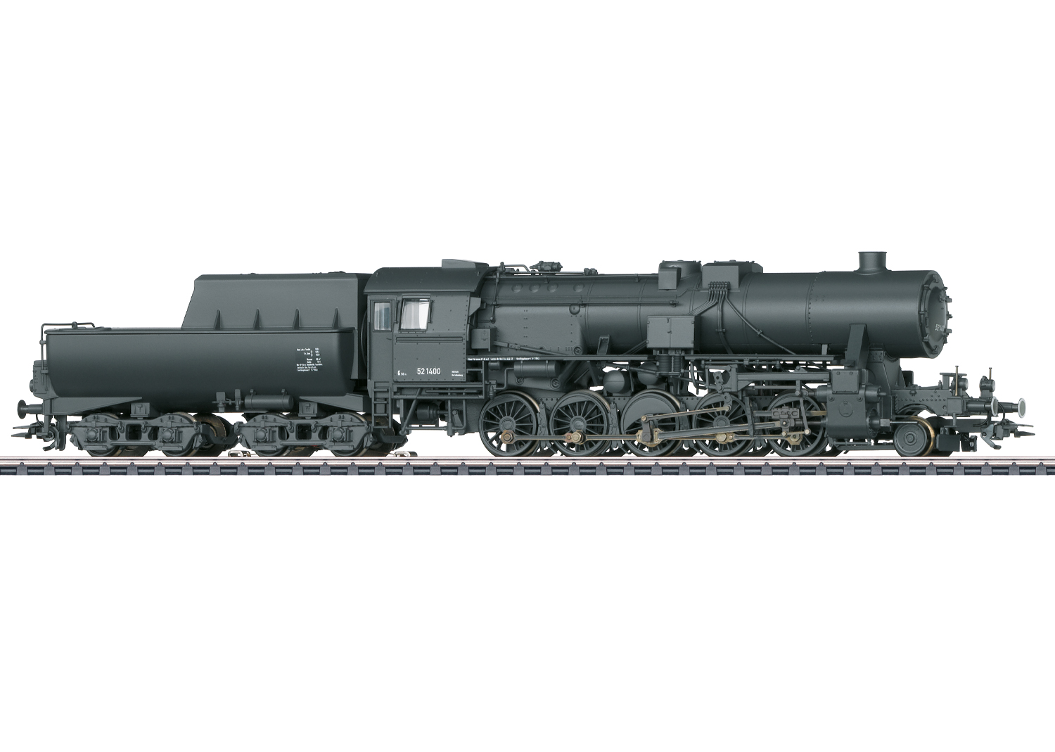 Güterzug-Dampflok BR 52 DR