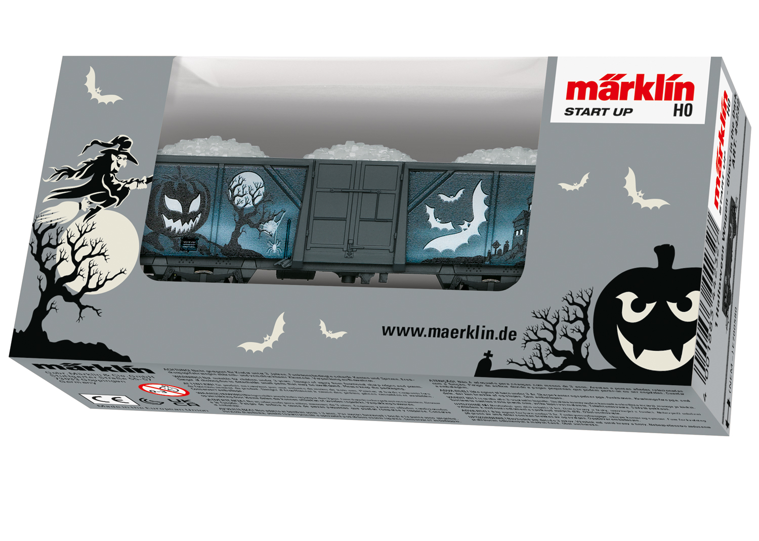 Halloween-Wagen Start up