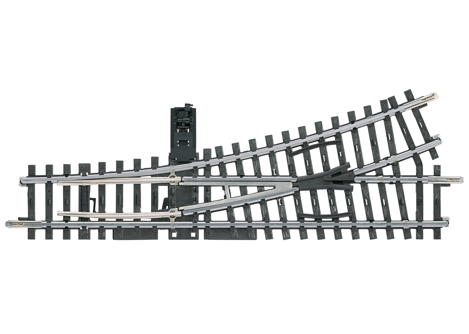 Handweiche links r424,6 mm