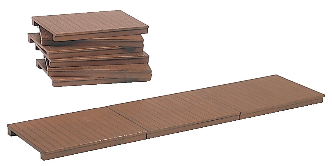 Holz-Gehsteige (6 Stck.)