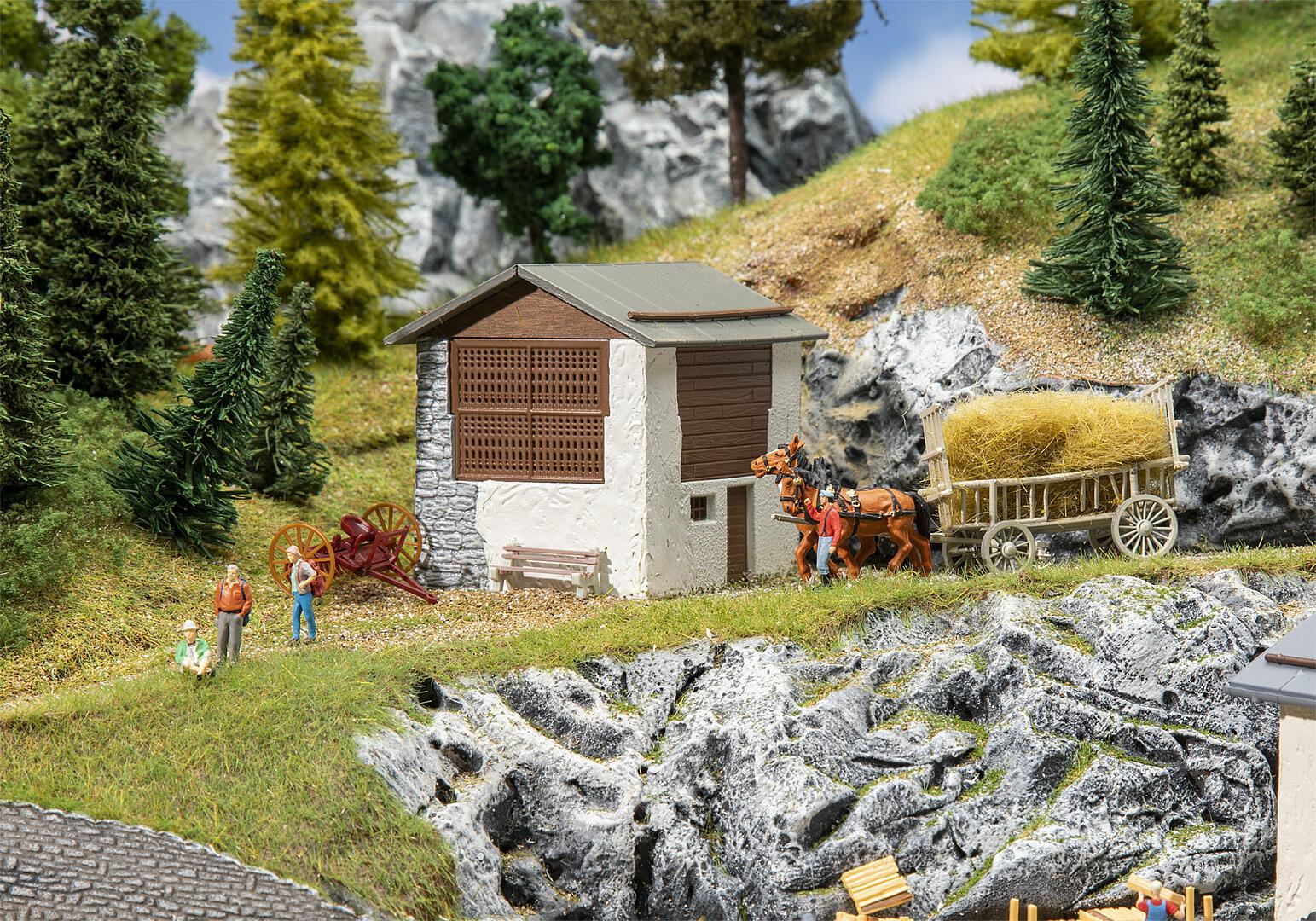 Hooischuurtje Graubünden