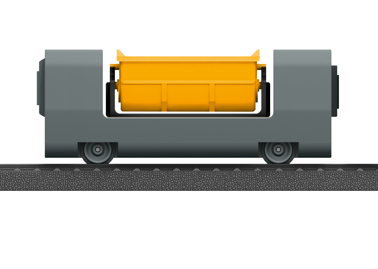 Kippwagen mit Sticker