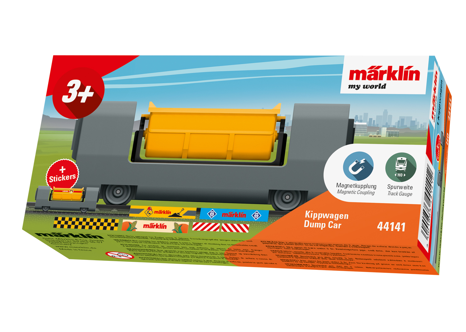 Kippwagen mit Sticker