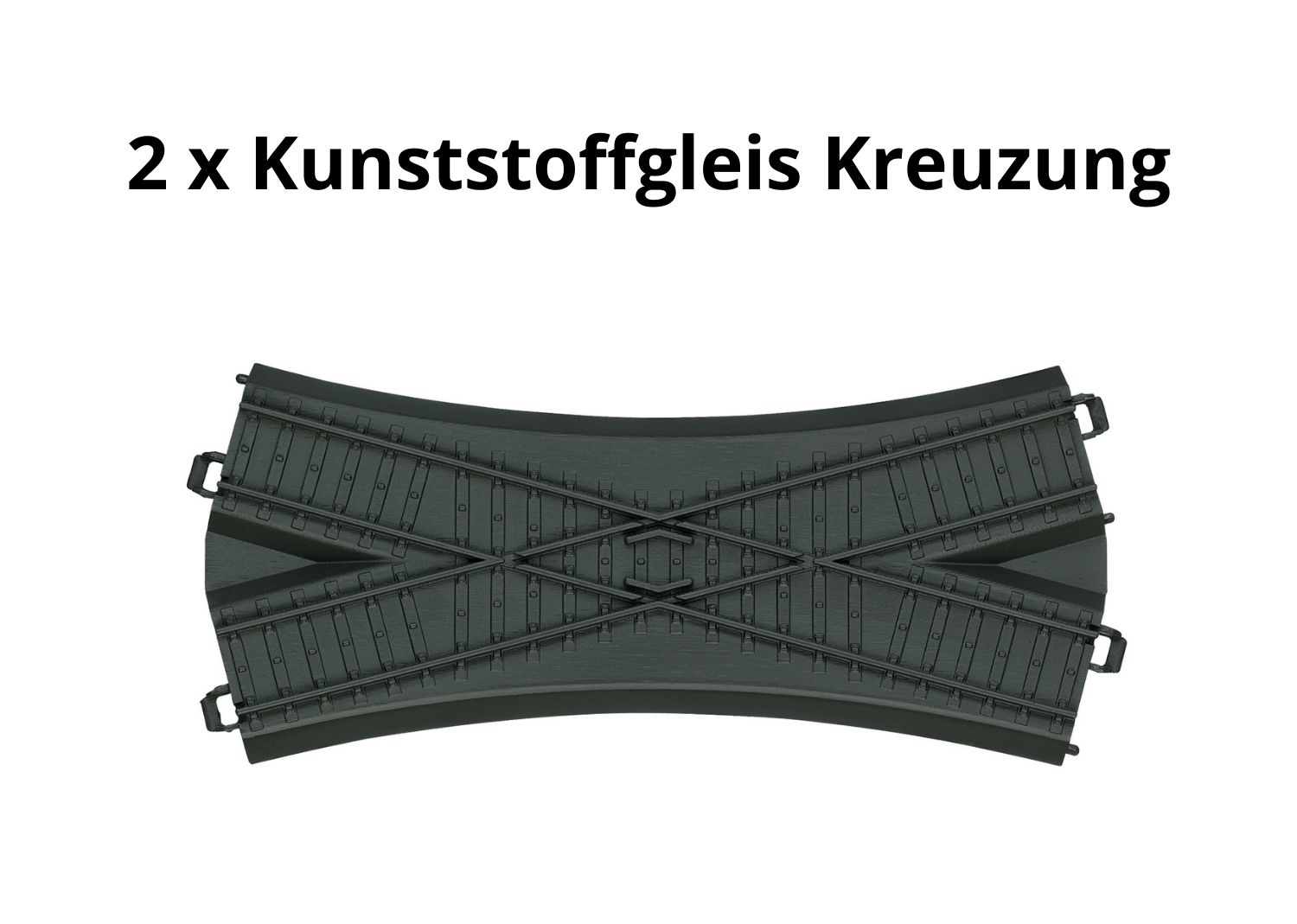 Kunststoffgleis Kreuzung (Inh