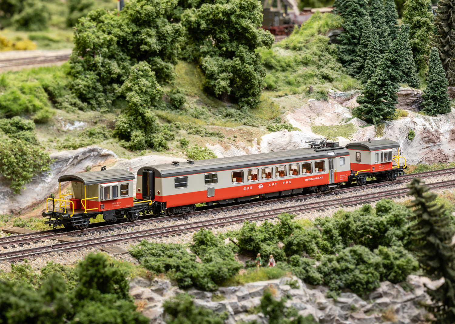 Kuppelwagen-Set Sputnik SBB