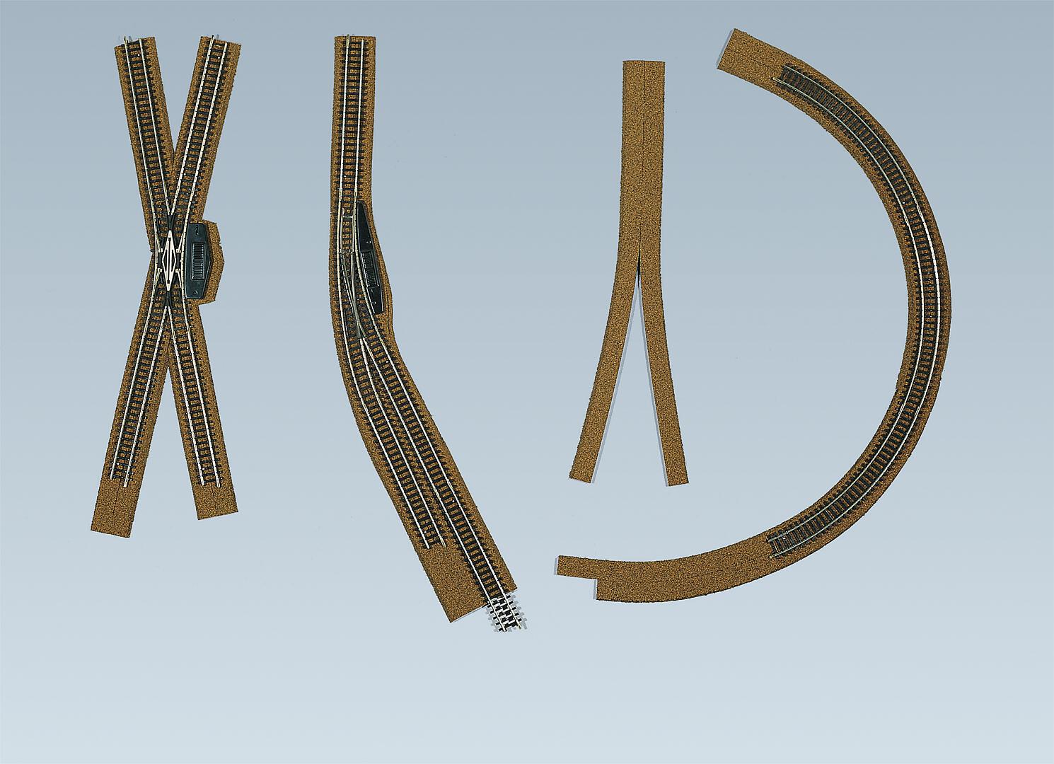 Kurk-Railbedding