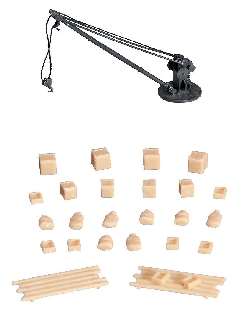 Laadkraan Met Laadgoederen