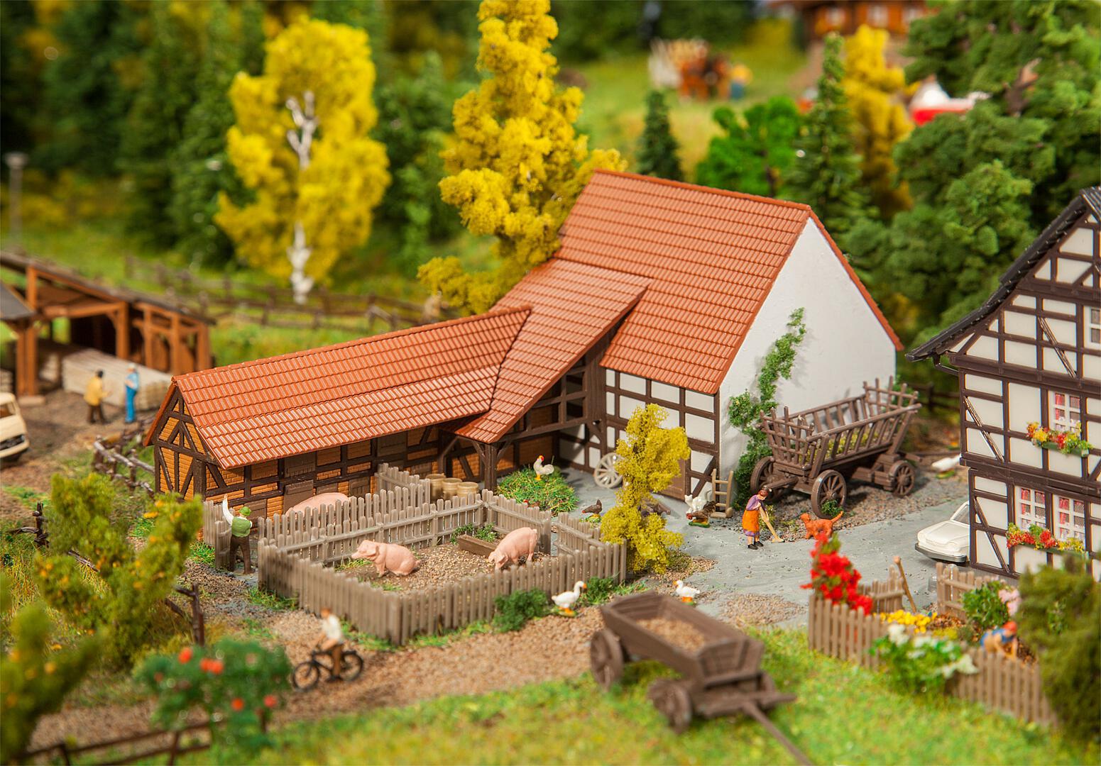 Landbouwbedrijf Met Toebehoren