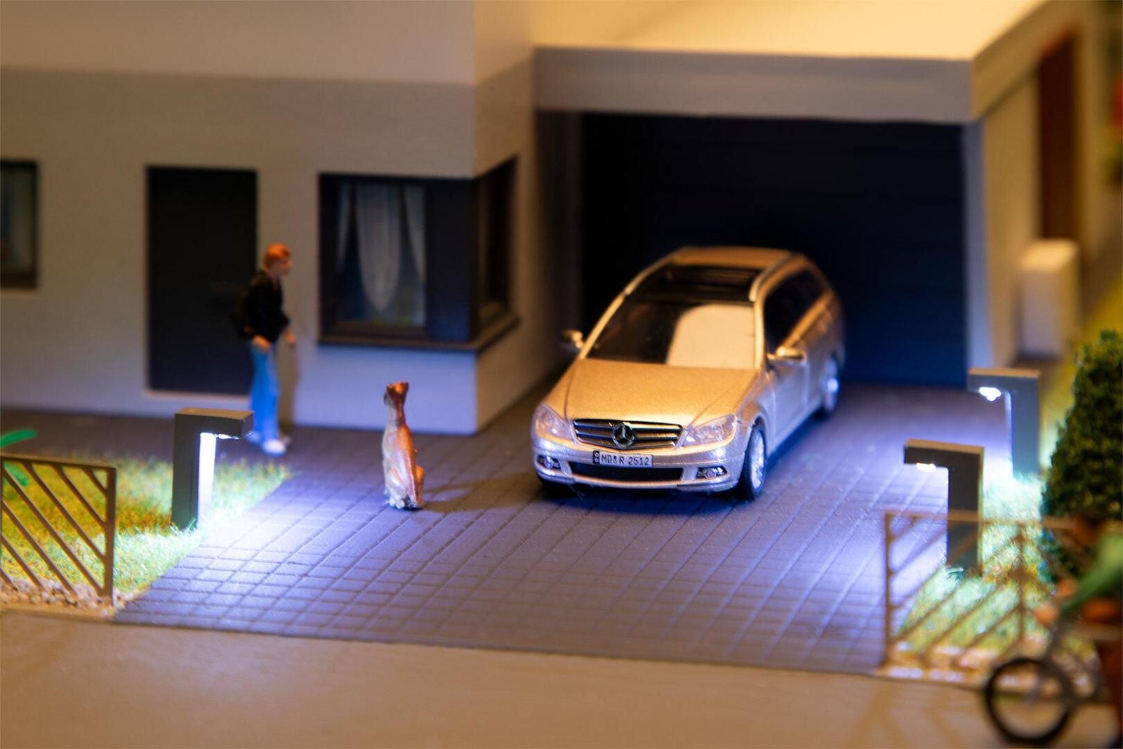 Led Padverlichting Antraciet Warm Wit 3 St.