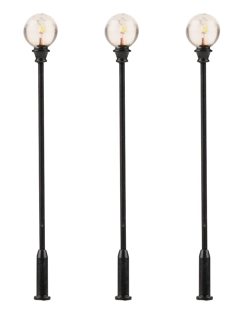 Led-Parklantaarn Bol Opzetlamp Warm Wit 3 Stuks