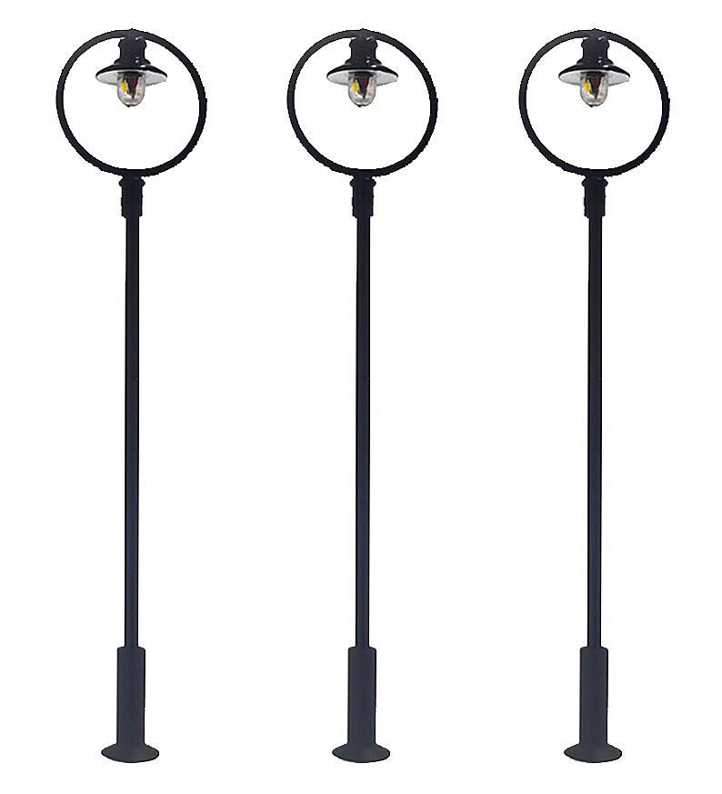 Led-Parkverlichting Bolvormige Hanglamp 3 Stuks