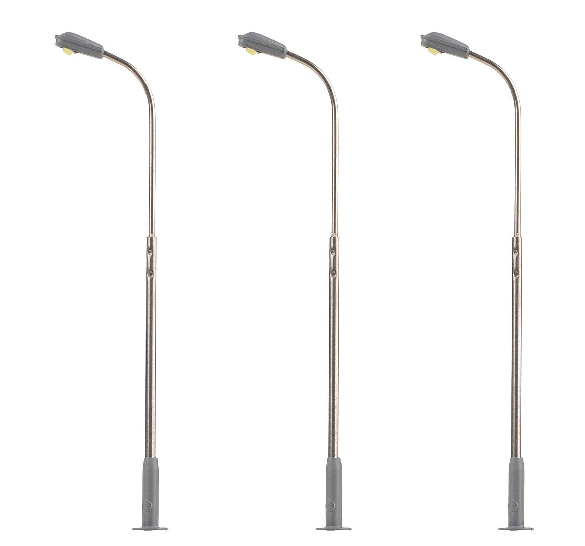 Led-Straatverlicht. Gebogen Straatlantaarn 3X