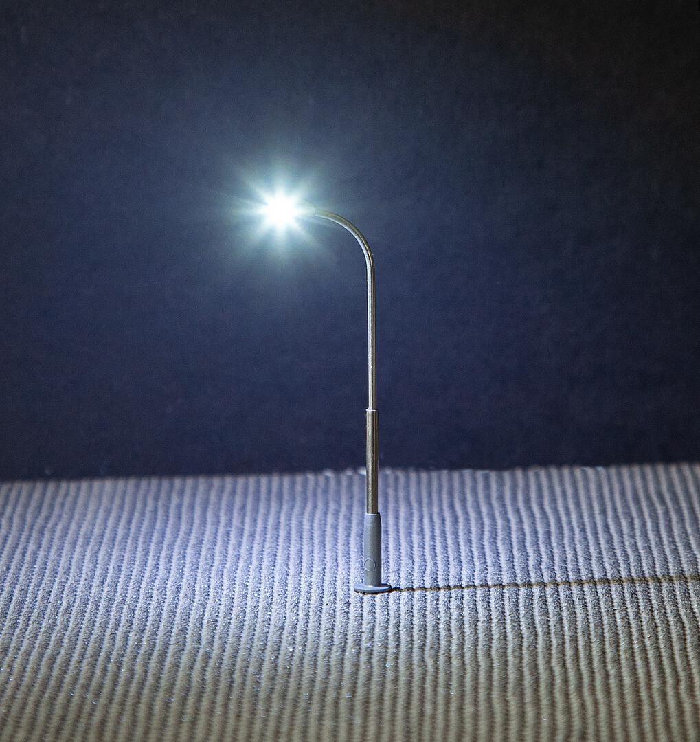 Led-Straatverlicht. Gebogen Straatlantaarn 3X